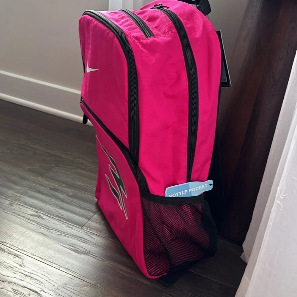 Nike Pink Prime Backpack,Large,3 compartment w/15” padded laptop slot and more